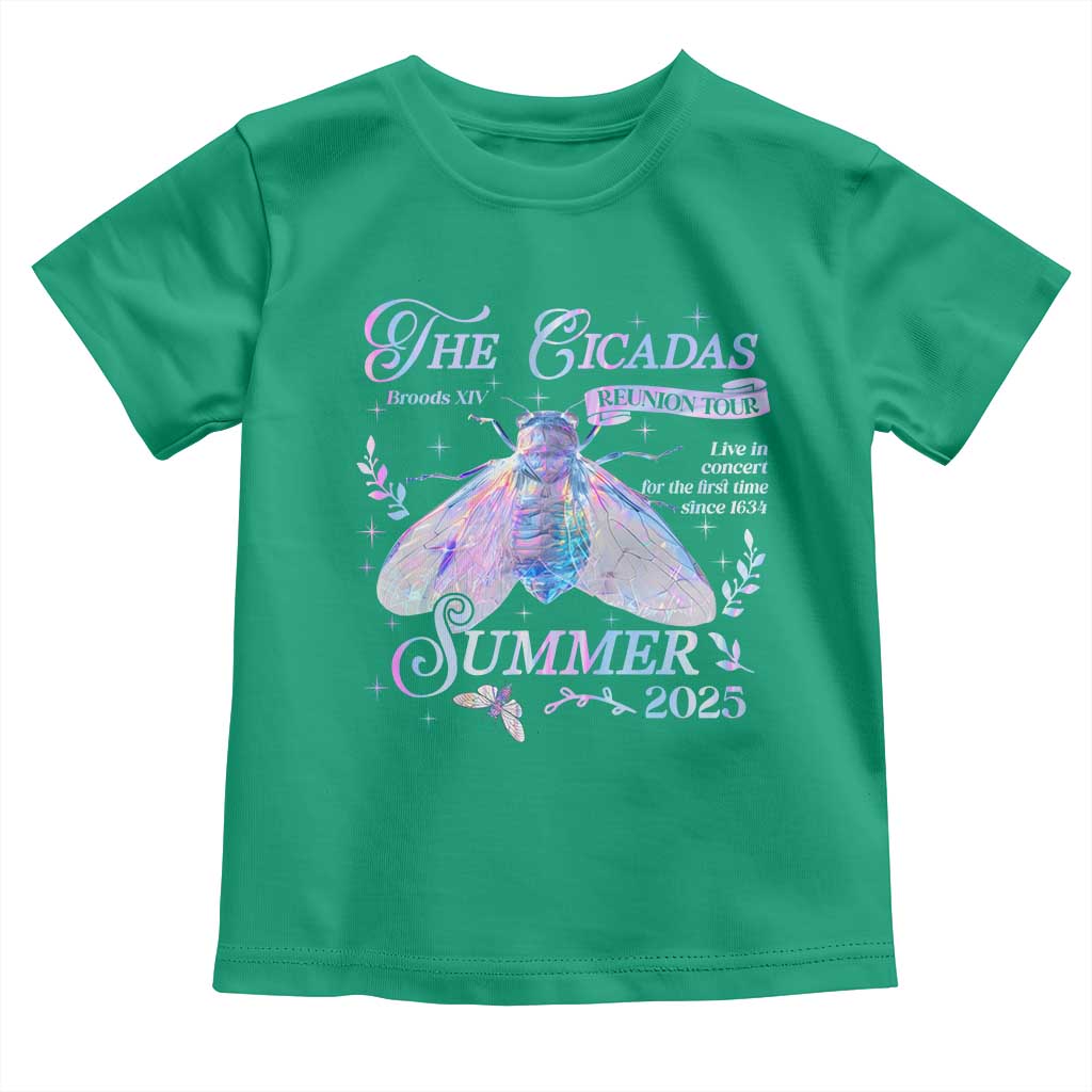 The Cicadas Brood XIV Reunion Tour Summer 2025 Toddler T Shirt Live In Concert For The First Time Since 1634