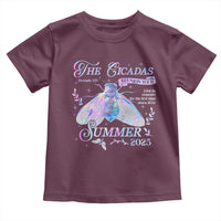 The Cicadas Brood XIV Reunion Tour Summer 2025 Toddler T Shirt Live In Concert For The First Time Since 1634