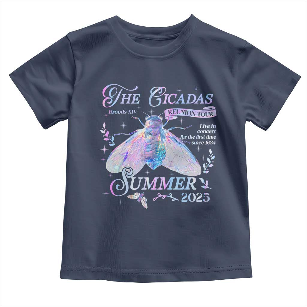 The Cicadas Brood XIV Reunion Tour Summer 2025 Toddler T Shirt Live In Concert For The First Time Since 1634