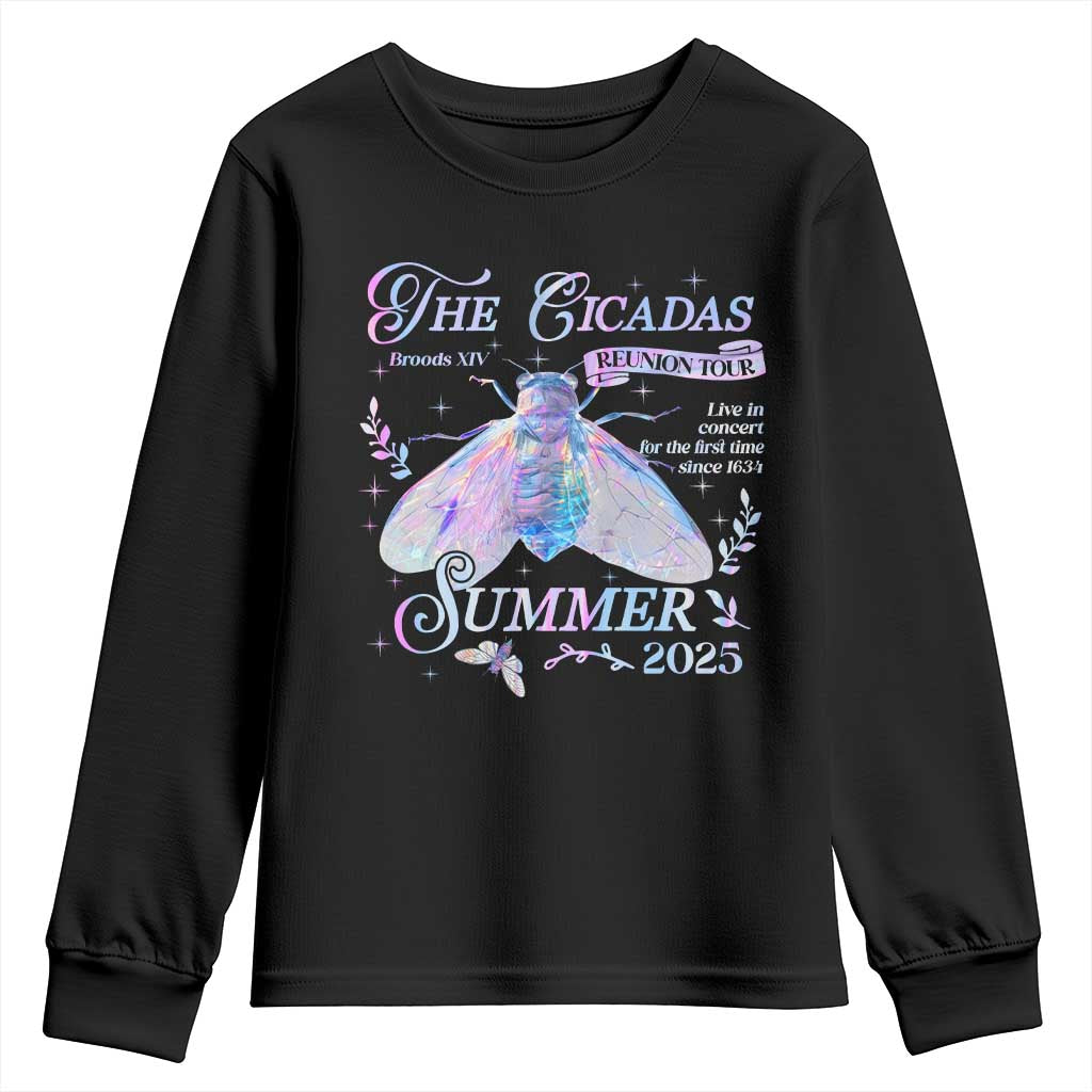 The Cicadas Brood XIV Reunion Tour Summer 2025 Youth Sweatshirt Live In Concert For The First Time Since 1634
