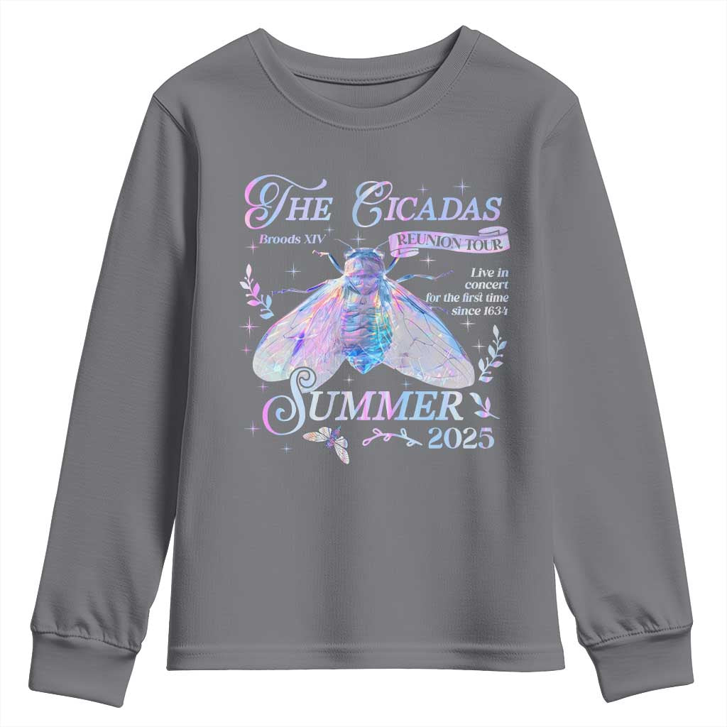 The Cicadas Brood XIV Reunion Tour Summer 2025 Youth Sweatshirt Live In Concert For The First Time Since 1634