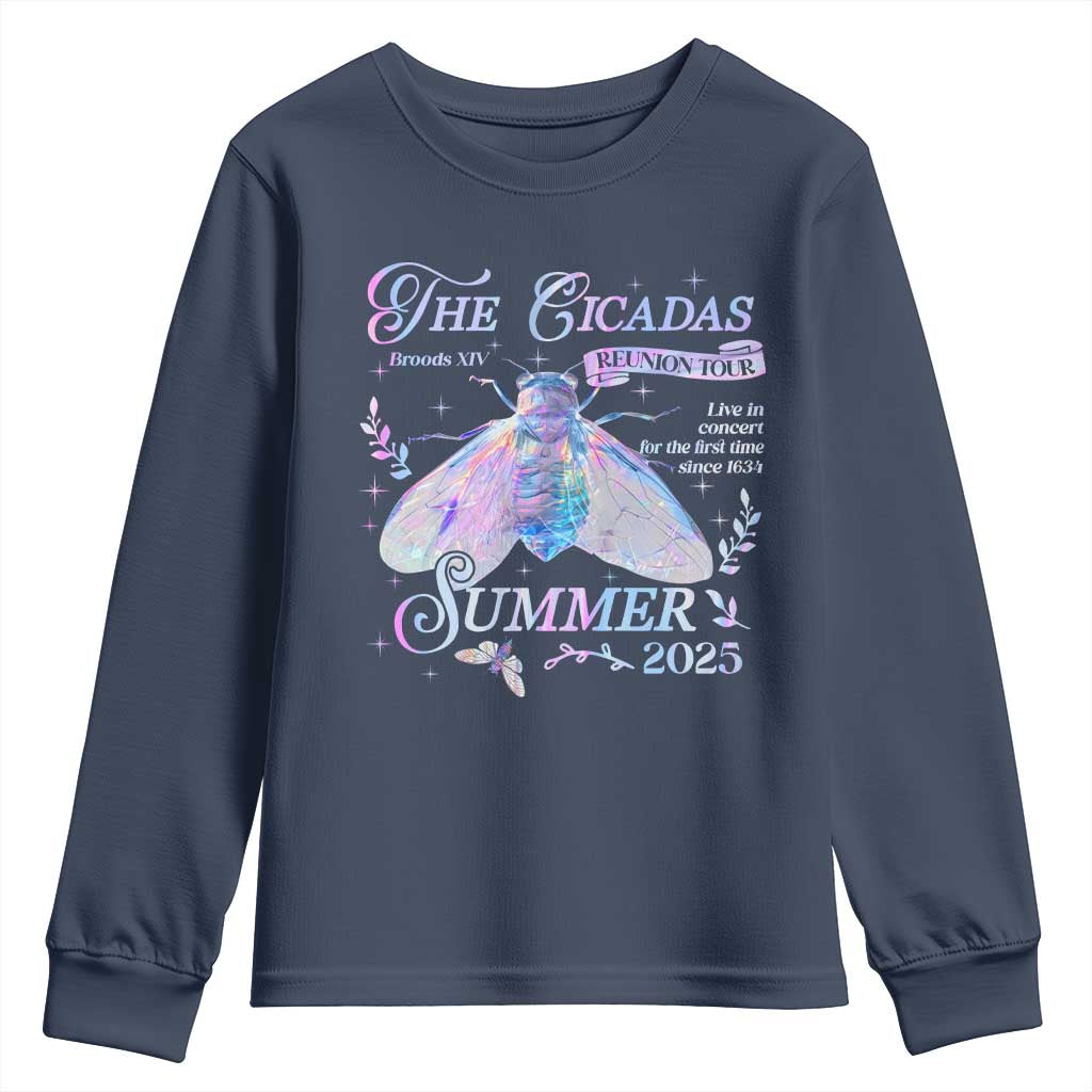The Cicadas Brood XIV Reunion Tour Summer 2025 Youth Sweatshirt Live In Concert For The First Time Since 1634