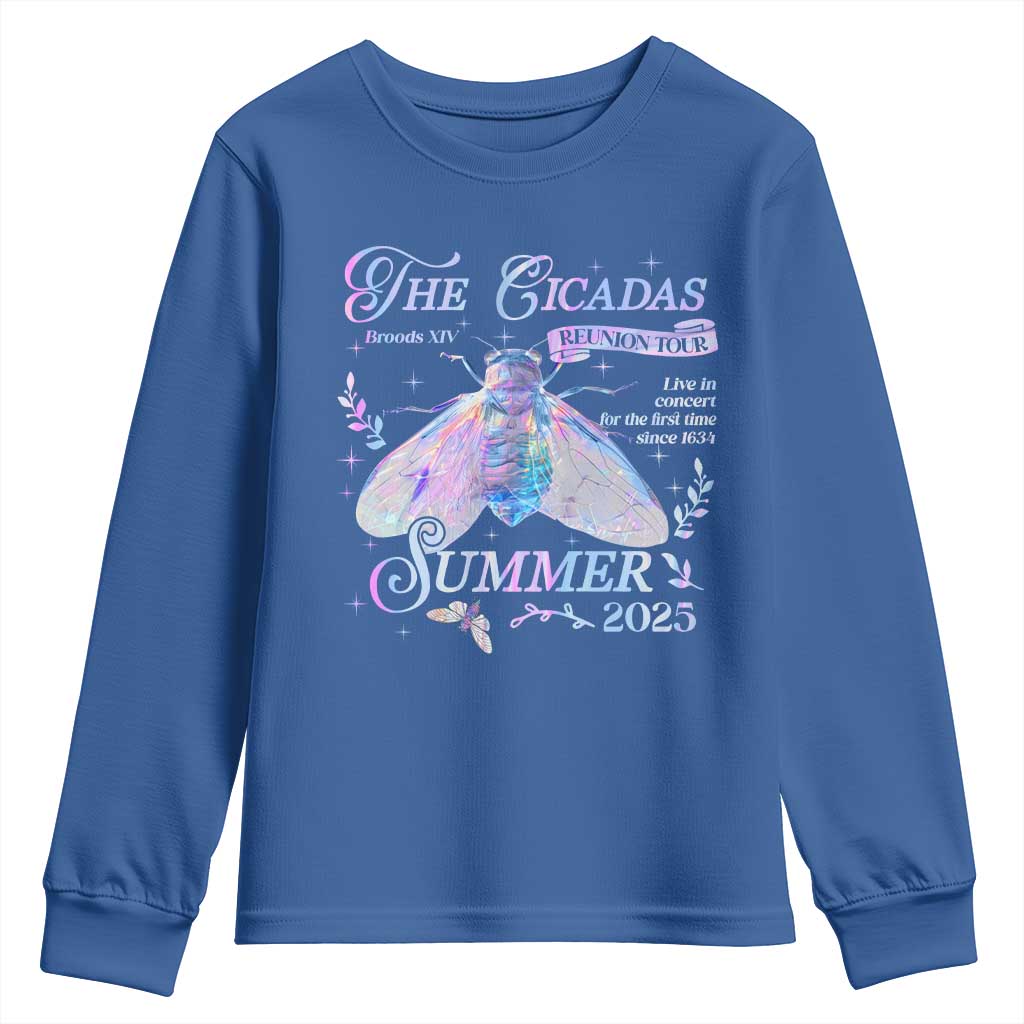 The Cicadas Brood XIV Reunion Tour Summer 2025 Youth Sweatshirt Live In Concert For The First Time Since 1634