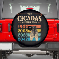 Funny Cicada Brood XIV 2025 Spare Tire Cover Periodical Cicada Tour 1907 2008 2042