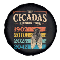 Funny Cicada Brood XIV 2025 Spare Tire Cover Periodical Cicada Tour 1907 2008 2042