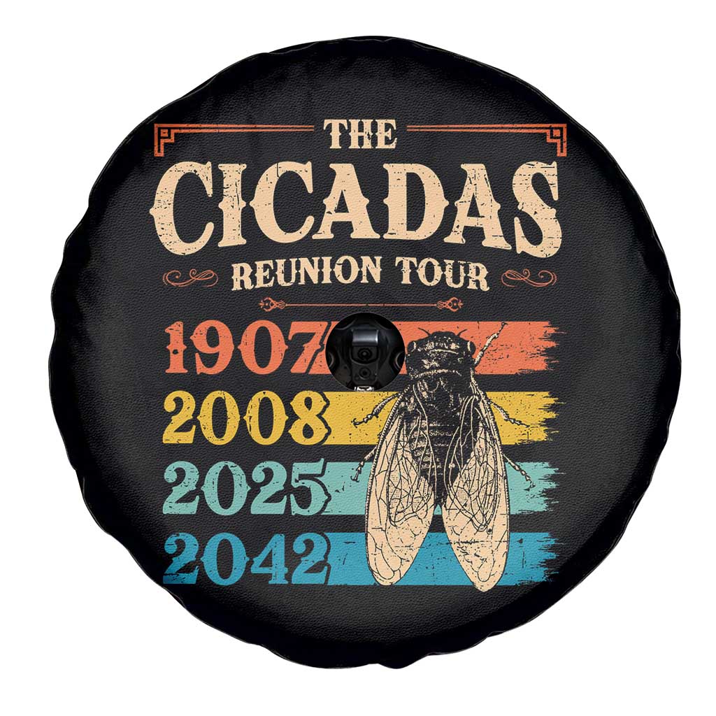 Funny Cicada Brood XIV 2025 Spare Tire Cover Periodical Cicada Tour 1907 2008 2042