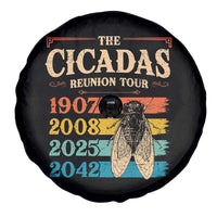 Funny Cicada Brood XIV 2025 Spare Tire Cover Periodical Cicada Tour 1907 2008 2042