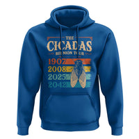 Funny Cicada Brood XIV 2025 Hoodie Periodical Cicada Tour 1907 2008 2042