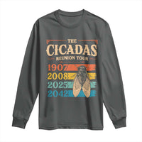 Funny Cicada Brood XIV 2025 Long Sleeve Shirt Periodical Cicada Tour 1907 2008 2042