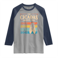 Funny Cicada Brood XIV 2025 Raglan Shirt Periodical Cicada Tour 1907 2008 2042