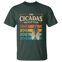 Funny Cicada Brood XIV 2025 T Shirt Periodical Cicada Tour 1907 2008 2042