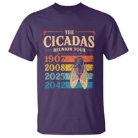 Funny Cicada Brood XIV 2025 T Shirt Periodical Cicada Tour 1907 2008 2042