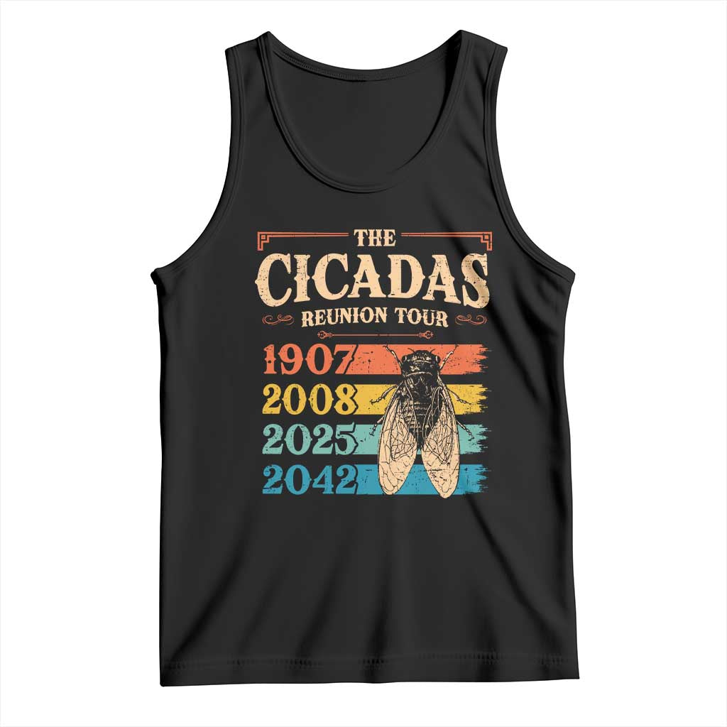 Funny Cicada Brood XIV 2025 Tank Top Periodical Cicada Tour 1907 2008 2042