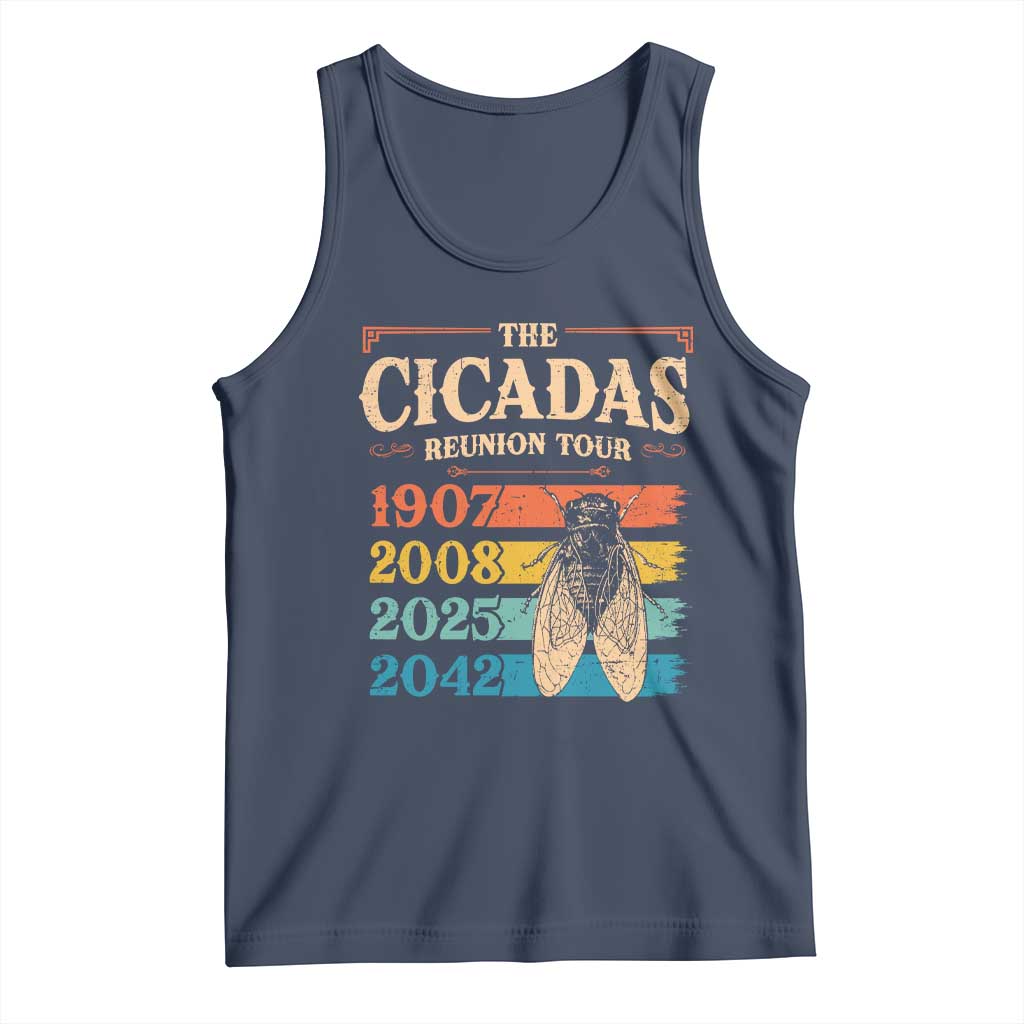 Funny Cicada Brood XIV 2025 Tank Top Periodical Cicada Tour 1907 2008 2042