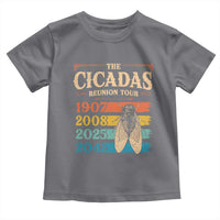 Funny Cicada Brood XIV 2025 Toddler T Shirt Periodical Cicada Tour 1907 2008 2042