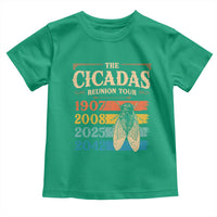 Funny Cicada Brood XIV 2025 Toddler T Shirt Periodical Cicada Tour 1907 2008 2042