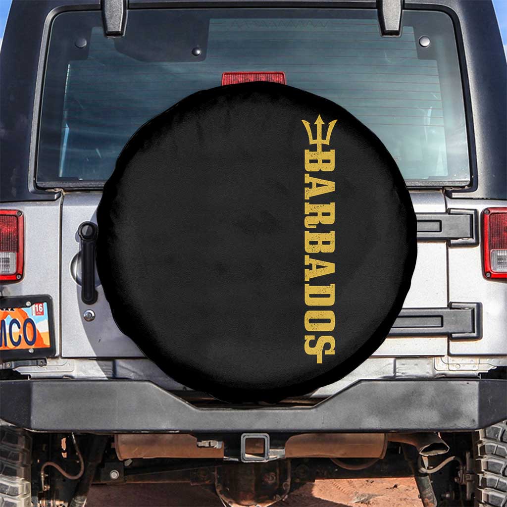 Funny Bajan Pride Barbados Trident Spare Tire Cover
