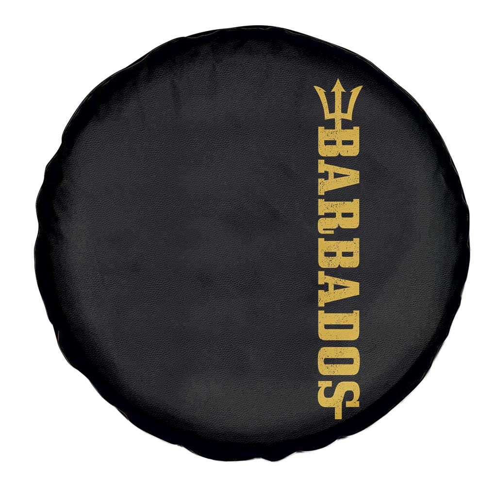 Funny Bajan Pride Barbados Trident Spare Tire Cover