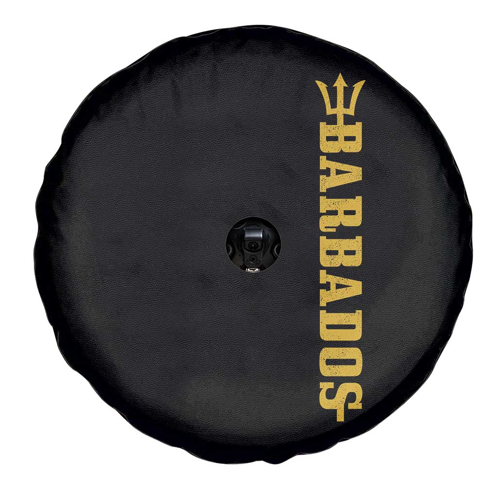 Funny Bajan Pride Barbados Trident Spare Tire Cover