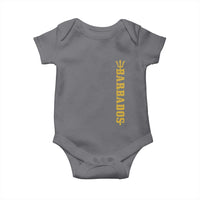 Funny Bajan Pride Barbados Trident Baby Onesie
