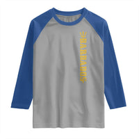 Funny Bajan Pride Barbados Trident Raglan Shirt