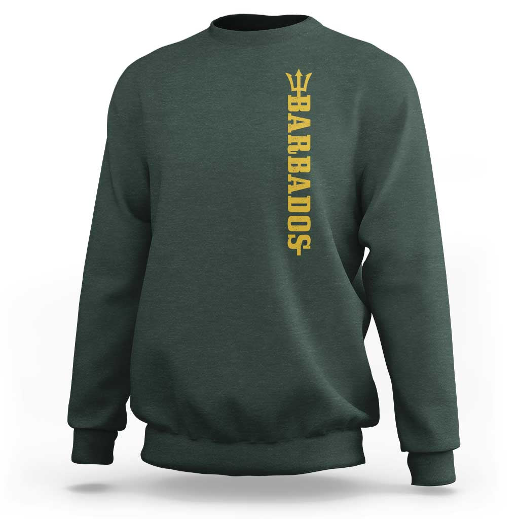 Funny Bajan Pride Barbados Trident Sweatshirt