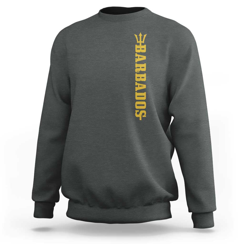 Funny Bajan Pride Barbados Trident Sweatshirt