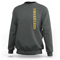 Funny Bajan Pride Barbados Trident Sweatshirt