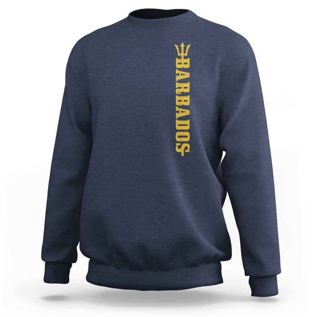 Funny Bajan Pride Barbados Trident Sweatshirt