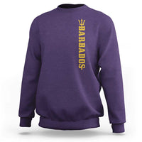 Funny Bajan Pride Barbados Trident Sweatshirt