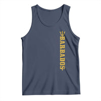 Funny Bajan Pride Barbados Trident Tank Top