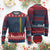 Funny Bajan Pride Barbados Trident Knitted Sweatshirt - Wonder Print Shop