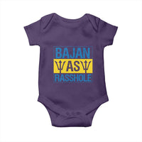 Funny Bajan As Rasshole Baby Onesie Barbados Flag With Barbados Tridents