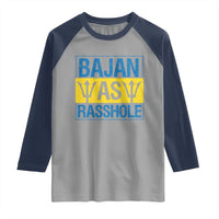 Funny Bajan As Rasshole Raglan Shirt Barbados Flag With Barbados Tridents