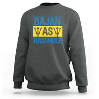 Funny Bajan As Rasshole Sweatshirt Barbados Flag With Barbados Tridents