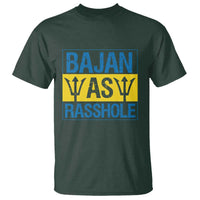 Funny Bajan As Rasshole T Shirt Barbados Flag With Barbados Tridents