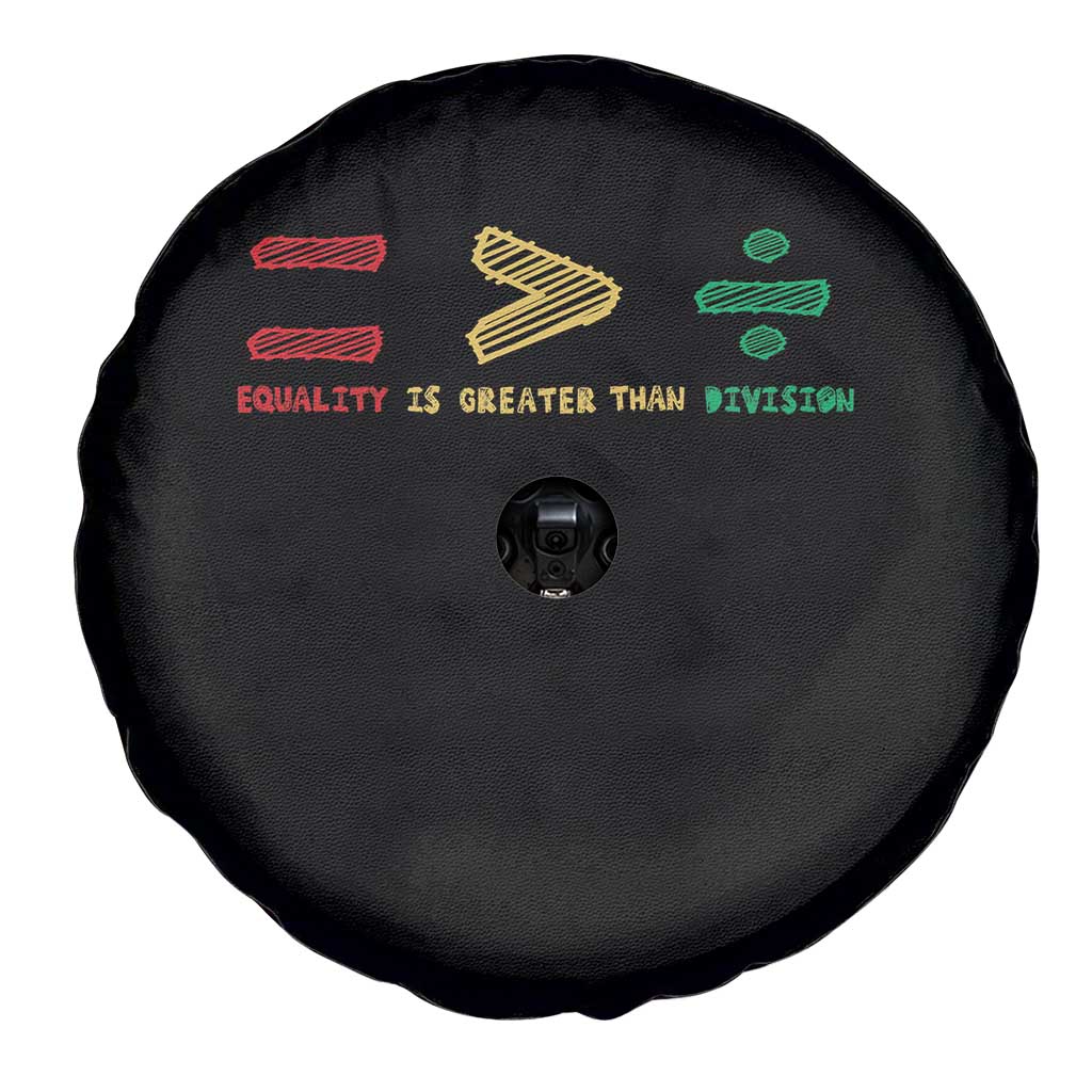 Juneteenth Equality Is Greater Than Division Spare Tire Cover Equal Rights Math Symbol