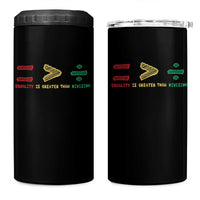 Juneteenth Equality Is Greater Than Division 4 in 1 Can Cooler Tumbler Equal Rights Math Symbol