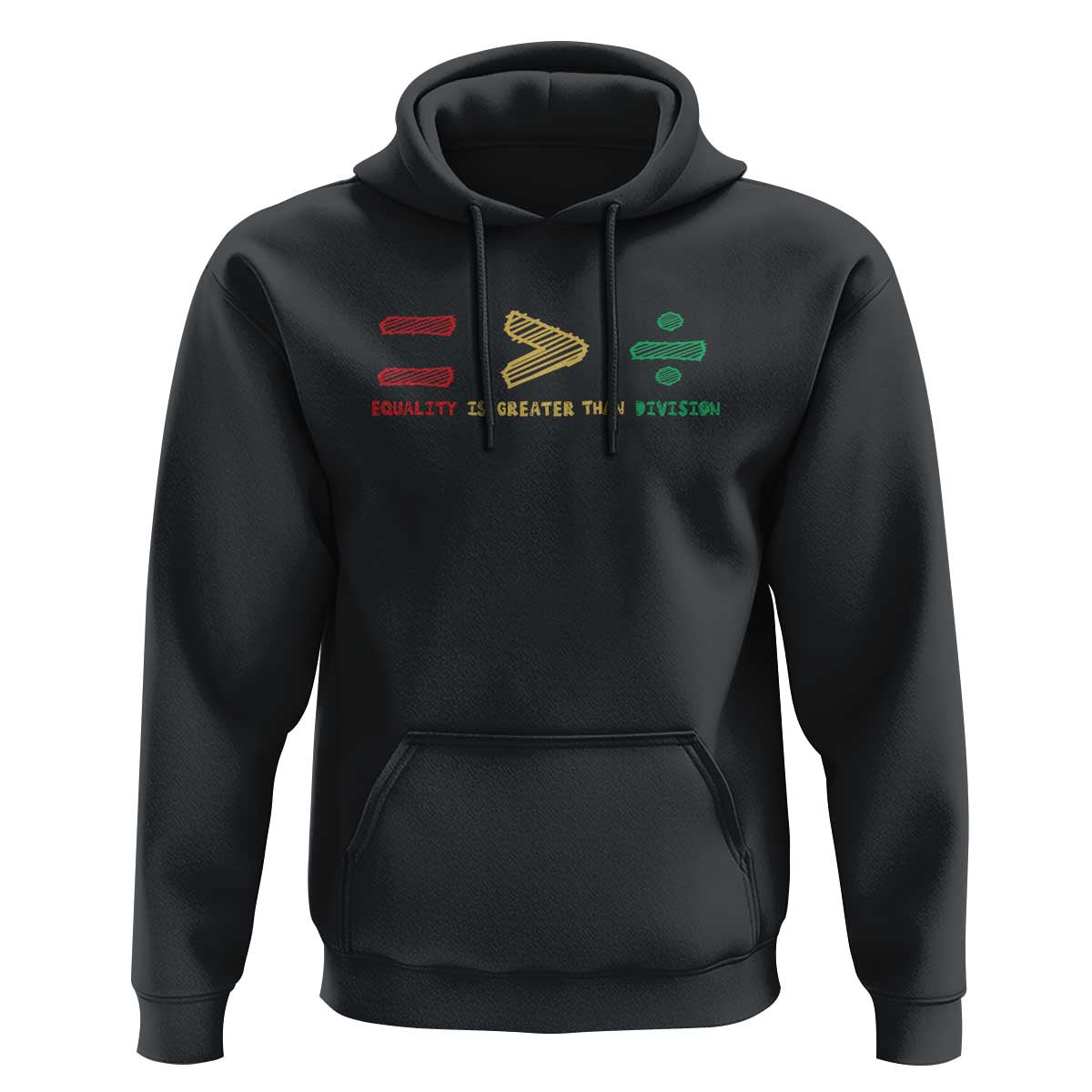 Juneteenth Equality Is Greater Than Division Hoodie Equal Rights Math Symbol