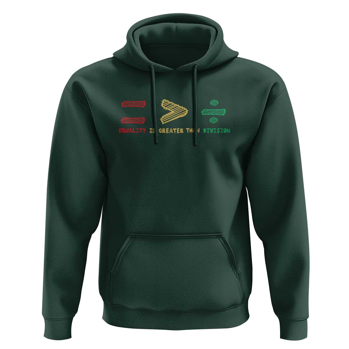 Juneteenth Equality Is Greater Than Division Hoodie Equal Rights Math Symbol