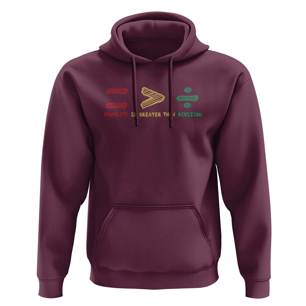 Juneteenth Equality Is Greater Than Division Hoodie Equal Rights Math Symbol