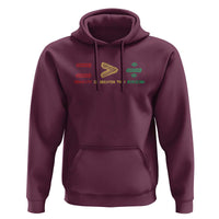 Juneteenth Equality Is Greater Than Division Hoodie Equal Rights Math Symbol