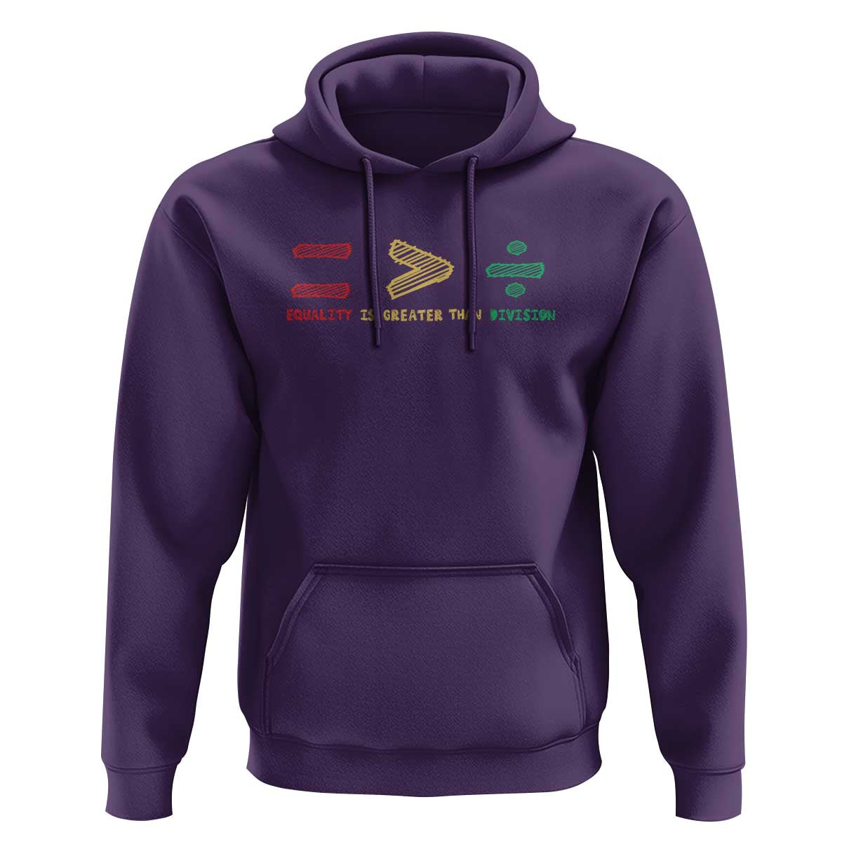 Juneteenth Equality Is Greater Than Division Hoodie Equal Rights Math Symbol