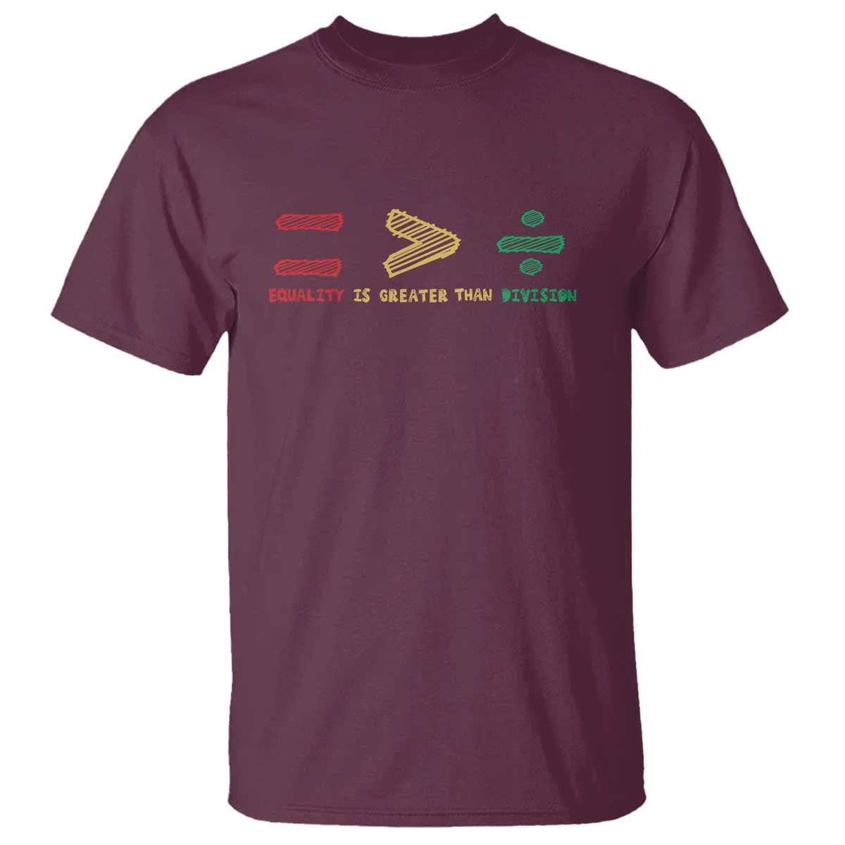 Juneteenth Equality Is Greater Than Division T Shirt Equal Rights Math Symbol