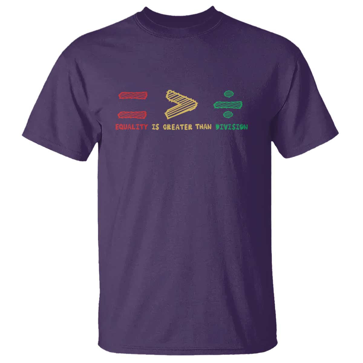 Juneteenth Equality Is Greater Than Division T Shirt Equal Rights Math Symbol
