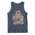 Funny It's Lake Time Tank Top Patriotic Boater American Flag USA 4th of July - Wonder Print Shop