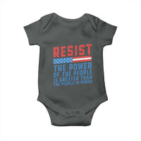 Funny Resist The Power Of The People Is Greater Than The People In Power Baby Onesie - Wonder Print Shop