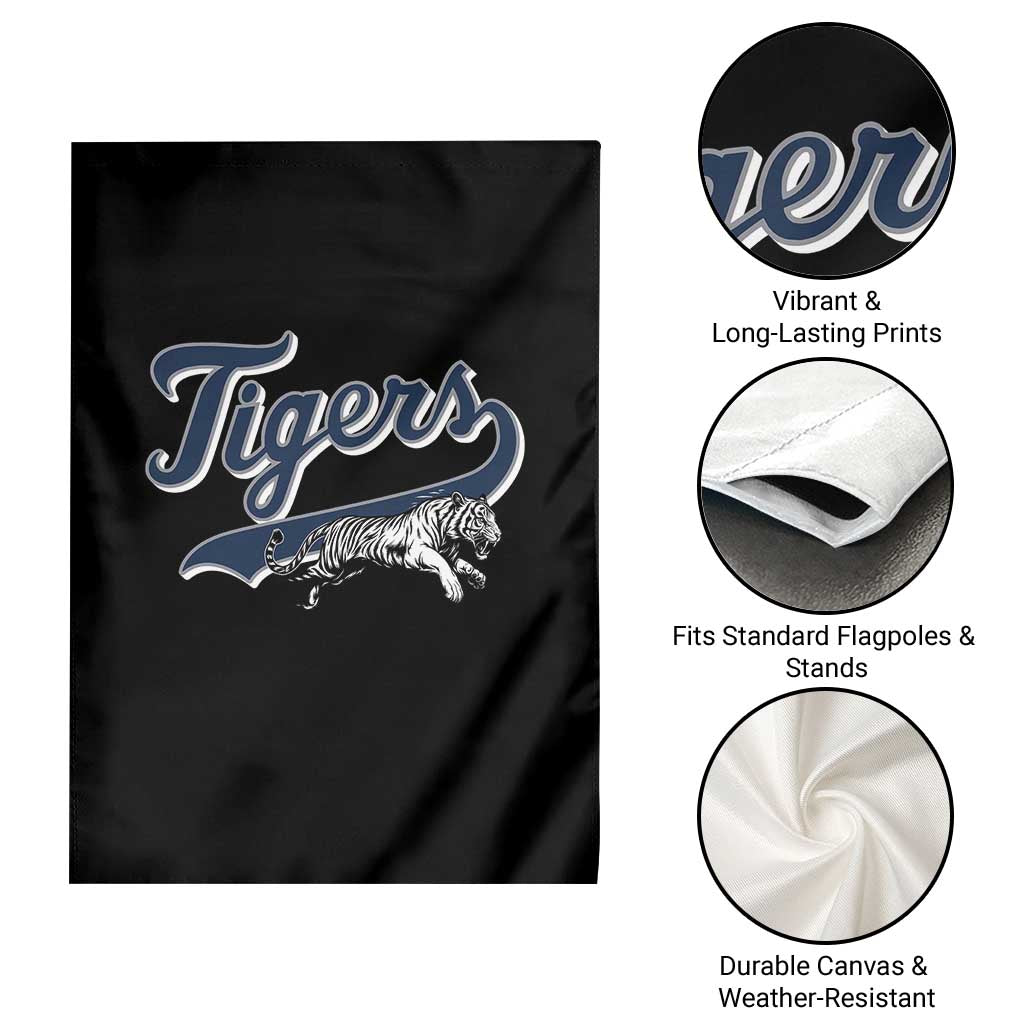 Funny Tiger Lover Sports Name Baseball Garden Flag - Wonder Print Shop