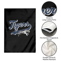 Funny Tiger Lover Sports Name Baseball Garden Flag - Wonder Print Shop