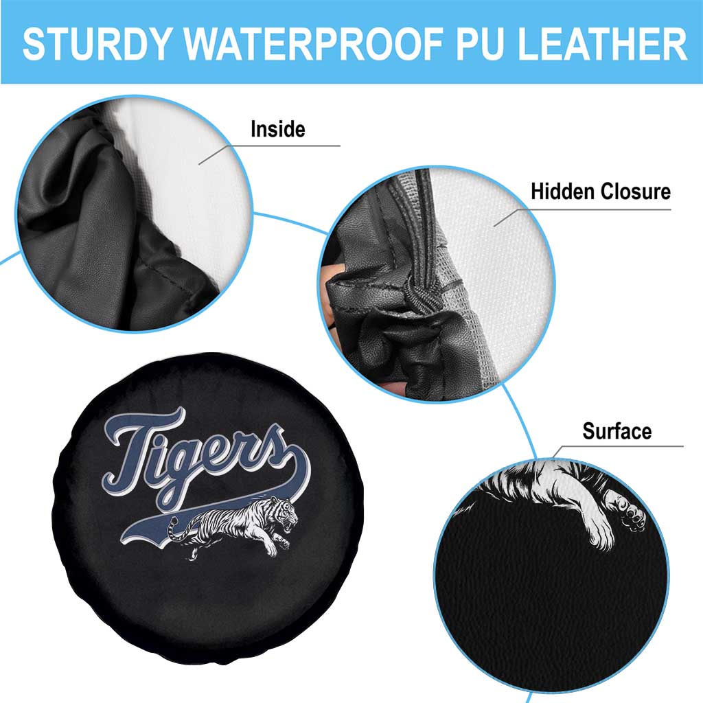 Funny Tiger Lover Sports Name Baseball Spare Tire Cover - Wonder Print Shop